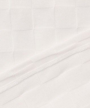 J.PRESS MEN ブロックリンクス クルーネック Tシャツ ホワイト系