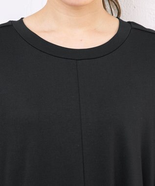 Tiaclasse 【洗える】カットソーワンピース ブラック