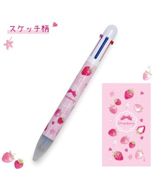 Mother garden マザーガーデン 野いちご ６色ボールペン 《スケッチ柄》