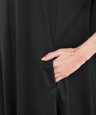 Tiaclasse 【洗える】カットソーワンピース ブラック