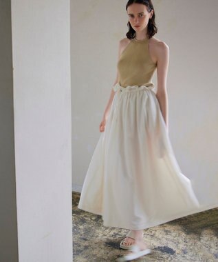 NAVE 【Nave・洗える】ラメニット タンクトップ ゴールド系