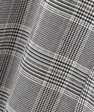 ANY SIS 【2SET】チェック ジャンパースカート× ニット ブラック系3