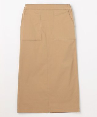 ANY L 【ウエストゴム】ベイカースカート キャメル