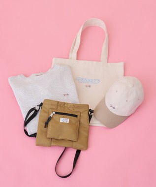 AMERICAN HOLIC 【PENNEY'S】配色キャップ Ivory