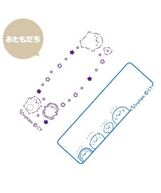 Mother garden しろたん 両面 付箋 スタンプ 《おともだち柄》 単品 おともだち柄