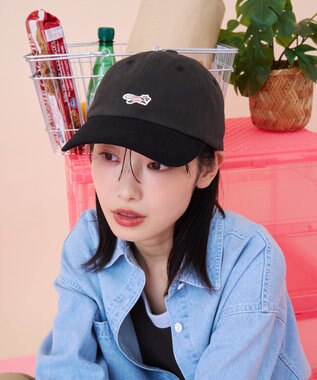 AMERICAN HOLIC 【PENNEY'S】配色キャップ Black