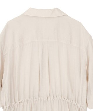 YECCA VECCA シアー2way袖バルーンチュニック Light Beige