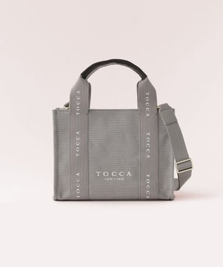 TOCCA 【WEB＆一部店舗限定】DANCING TOCCA SQUARETOTE トートバッグ ライトグレー系