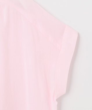 ANY 【洗える】シャーリングチュニック ブラウス ピンク系