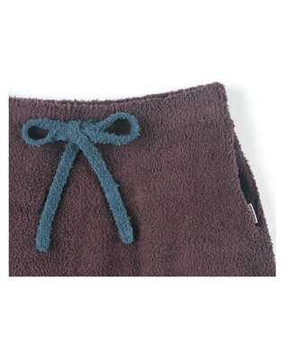 une nana cool カラーブロッキング　ショートパンツ ブラウン