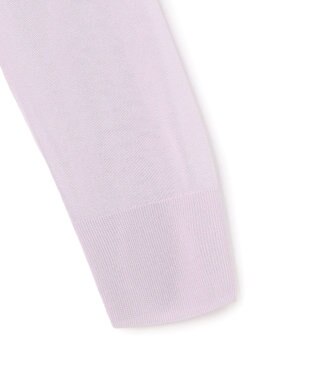 BEIGE， JULIE / コットンシルク 異素材プルオーバーニット Lilac