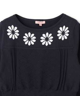 TOCCA 【Archive Collection・洗える】DAISY KNIT DRESS ニットドレス ネイビー系