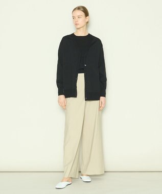 JOSEPH 【洗える】フィールコットン　ニットTEE Black