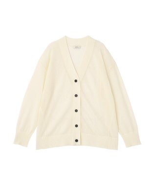 earth music&ecology シアーＶネックカーディガン Off White