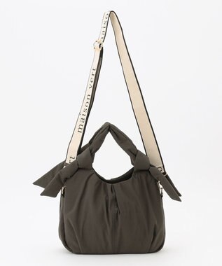 LA BAGAGERIE 【maison vert】 【撥水】リボンフワフワ２WAYトート カーキ