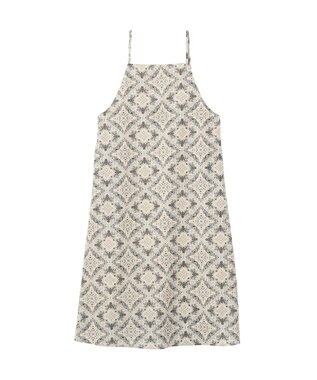 CRAFT STANDARD BOUTIQUE プリントキャミワンピース Light Beige