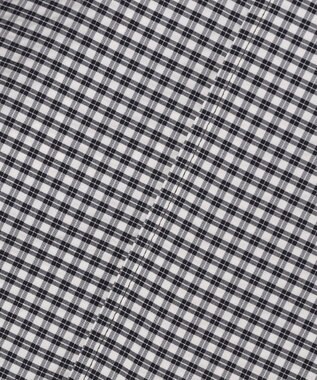 J.PRESS LADIES Lightストレッチチェック トレンチコート ダークネイビーギンガム系