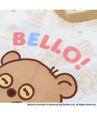 PET PARADISE ミニオン ティム 手つなぎ Ｔシャツ 接触冷感 中型犬 大型犬 ホワイト×ブラウン