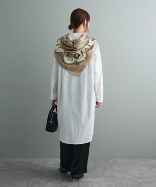 CRAFT STANDARD BOUTIQUE バンドカラーロングシャツチュニッ Off White