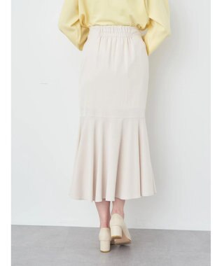 earth music&ecology 切り替えラッフルスカート Ivory