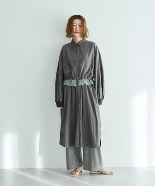 YECCA VECCA [2SET]レイヤードワイドパンツ Gray