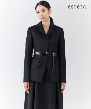  【エステータ】CANONICO カバートクロス ジャケット