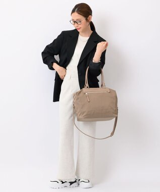 ACE BAGS & LUGGAGE W&.Day/Night ルノ ナイロントート A4サイズ 15582 ダブルアンドデイナイト グレージュ