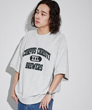 WEGO グラフィックスウェットT（S） グレー