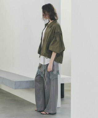 YECCA VECCA [2SET]レイヤードワイドパンツ Gray