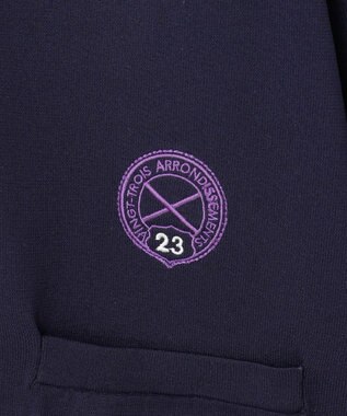 23区GOLF 【WOMEN】【ウォッシャブル】ニットカーデガン ネイビー系