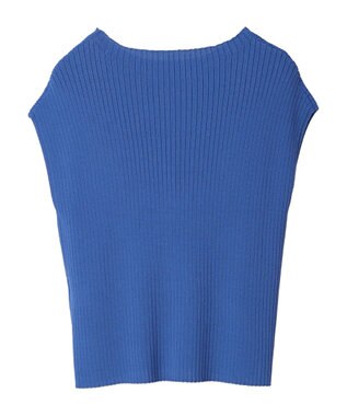 Green Parks ・Ｐｅｔｉｔ　Ｆｌｅｕｒ　フレンチスリーブリブニット Blue