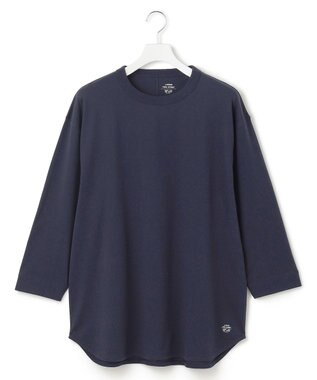 J.PRESS YORK STREET 【UNISEX】七分丈プレーンTシャツ ネイビー系