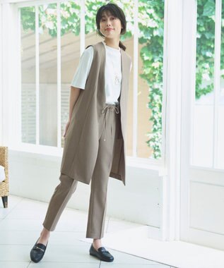 ANY 【洗濯機可能/セットアップ対応】イージケアスタイルアップジレ ライトモカ