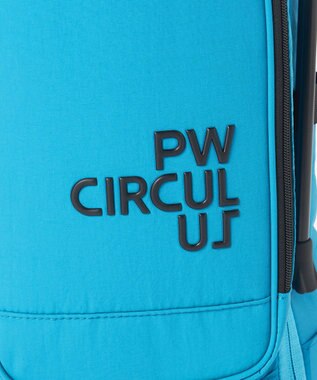 PW CIRCULUS 【UNISEX】デタッチャブル キャディバッグ シボ感のあるナイロンワッシャー素材 スカイブルー系