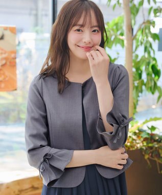 Tiaclasse リボン袖ジャレロ