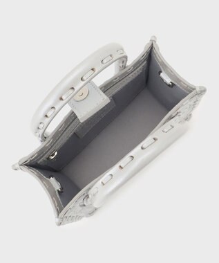 GRACE CONTINENTAL SquareMiniBagMT シルバー