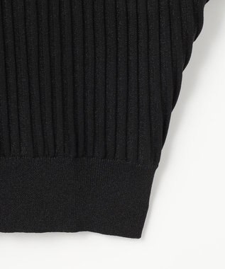 組曲 S ラメリブドルマン ニット ブラック系