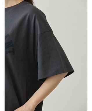 AMERICAN HOLIC ＮＯＮＣＨＡＬＡＮＴ　ＳＴＡＲＩＮＧ　カットチュニック2 Charcoal Gray