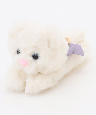 ANY KIDS 肩のりアニマルポシェット ホワイト