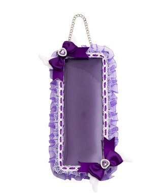 WEGO 【痛バ＆推し活グッズ】エンジェルリボンホロチケホルダー パープル