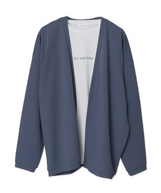 WEGO カルゼアンサンブルカーディガン（LS） ブルー