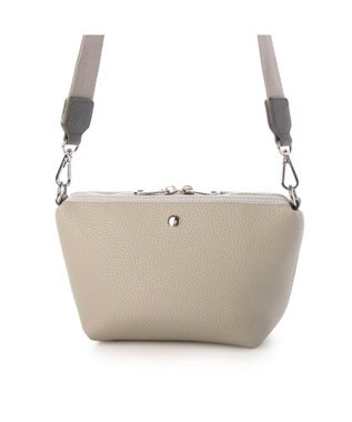 UNBILLION カシュカシュ cachecache / 舟型シュリンクショルダー ライトグレー