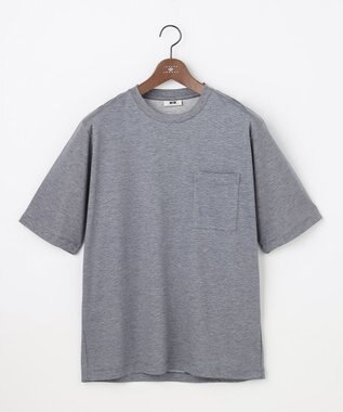JOSEPH ABBOUD 【キングサイズ・ジャージー素材・ストレッチ】コンパクトコットンジャージー Tシャツ ライトグレー系2