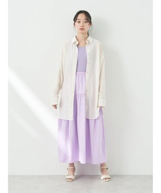 earth music&ecology ウ゛ィンテージボタンシャツ Off White