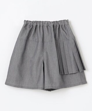 組曲 KIDS 【110-140㎝】プリーツ ショートパンツ グレー