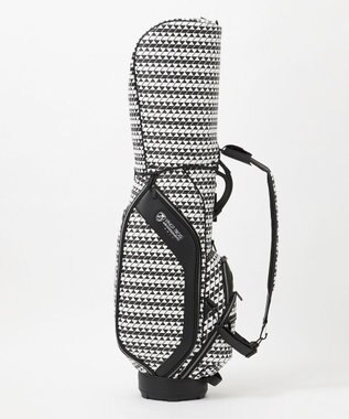 23区GOLF 【UNISEX】フラッグ総柄キャディバッグ　他と被らないデザイン ブラック系5