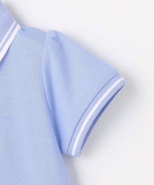 組曲 KIDS 【100㎝】 カノコポロワンピース サックスブルー