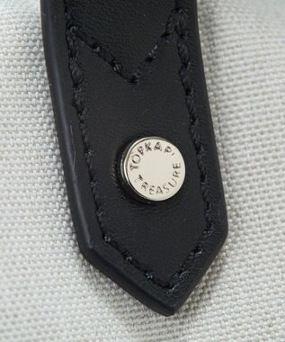 TOPKAPI 【TREASURE TOPKAPI】ナイロンコンビ 2way チェンジング トートバッグ ショルダーベルト付き ライトグレー