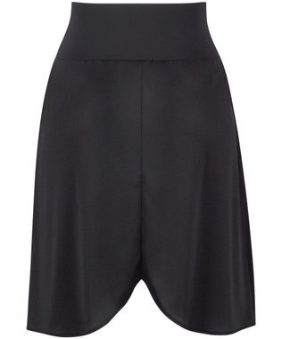 WACOAL ペチコート 55cm丈 【丈調節可能】 静電気が起こりにくい(身生地) HDA220 /ワコール ブラック