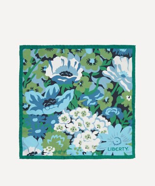 LIBERTY. ロード ソープ シルクポケットチーフ グリーン